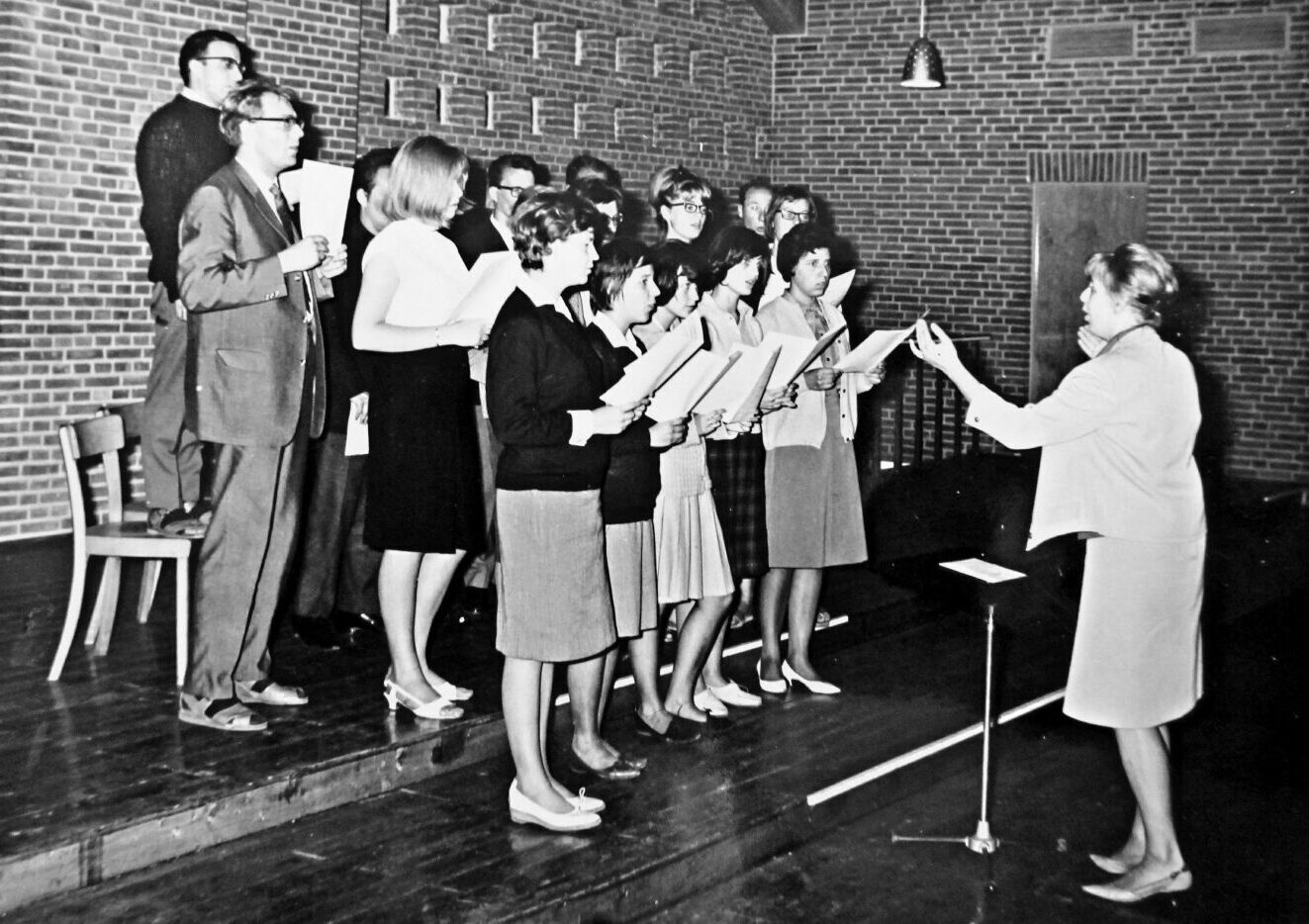 1963 - Erstes Chorfoto der Johanneskantorei